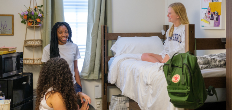 residence hall dorm room interior